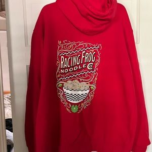 Red Meow Wolf Hoodie 2XL